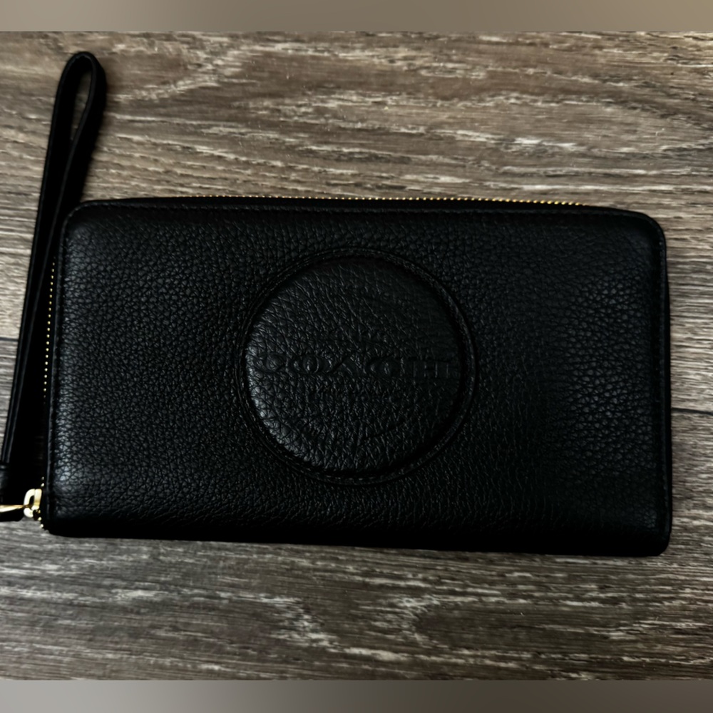 New Authentic Coach Leather Dempsey Large Phone Wallet